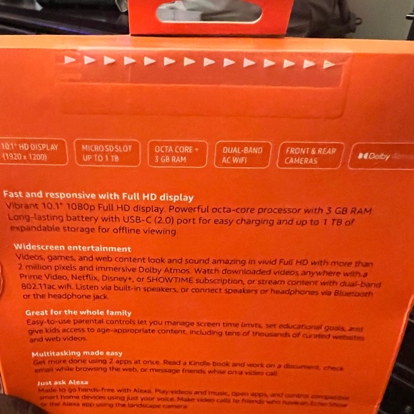 Brand New Amazon Fire HD 10 Tablet - Black 32GB - Picture 5 of 5